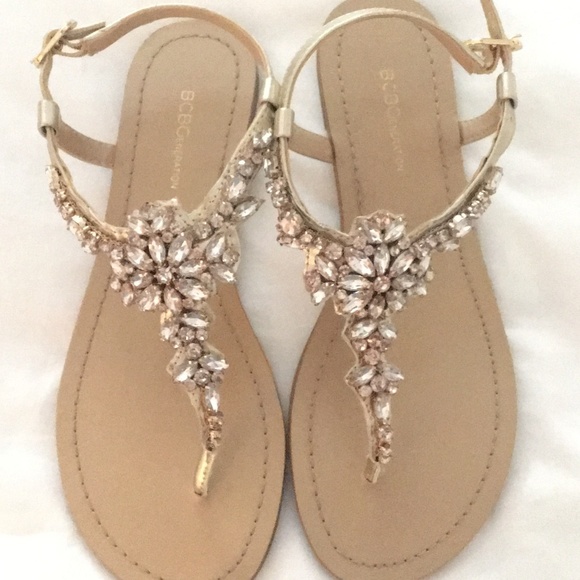 bcbgeneration jeweled sandals